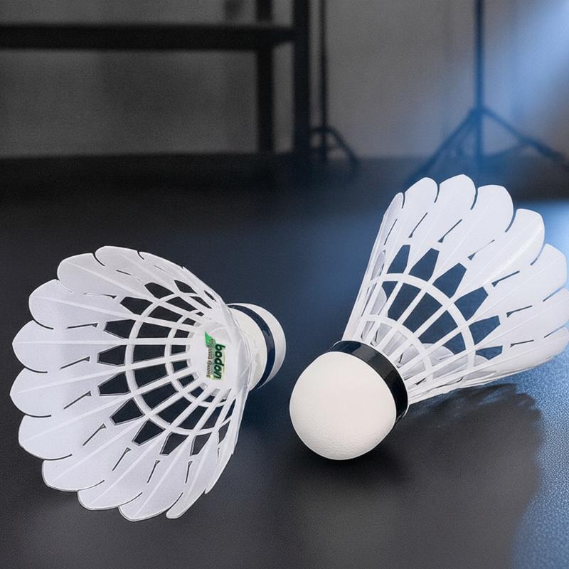 Badminton Shuttlecock - [C] 3個入り/6個入り/12個入り、耐久性に優れたバドミントンシャトル、高弾性、風に強いフォームヘッド、屋外スポーツトレーニング用