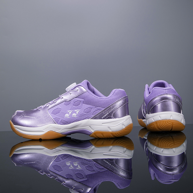 Badminton Shoes Men - 軽量で通気性のあるバドミントンシューズ、スイベルバックル付き、滑り止め加工のプロ仕様テニススポーツシューズ、最適なパフォーマンスを実現