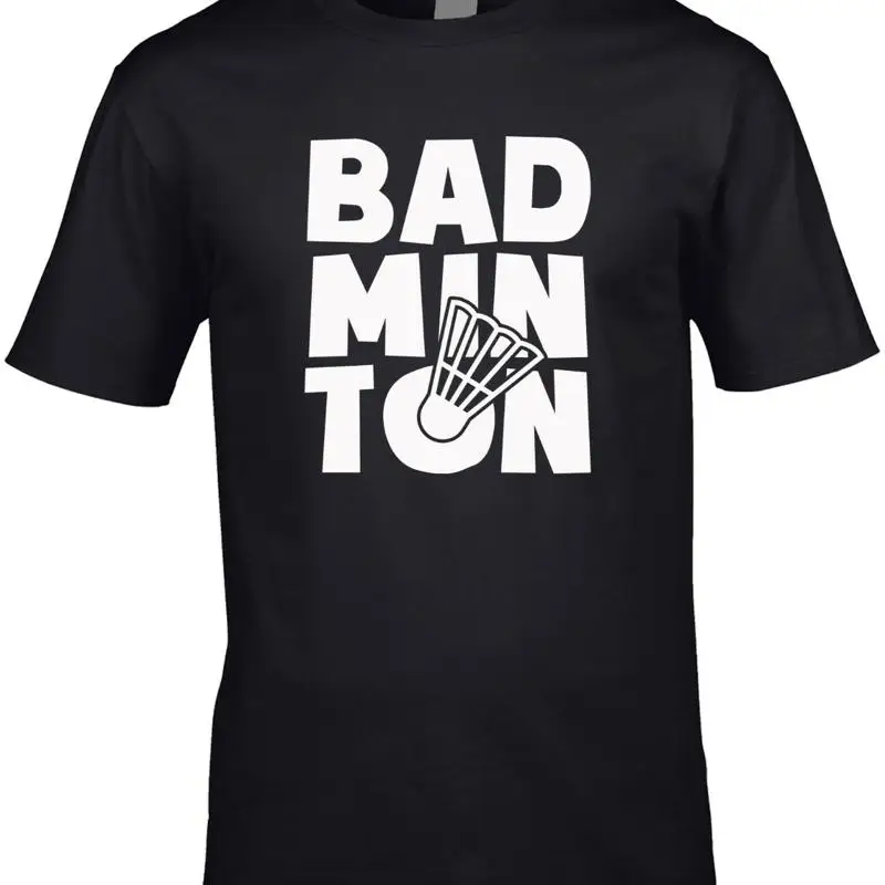 Badminton Shuttlecock - バドミントン メンズ Tシャツ 面白いスポーツ選手 ネット ラケット