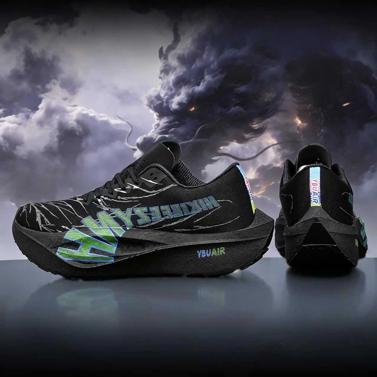 Badminton Shoes - メンズカーボンプレートランニングシューズ 通気性アスレチックスニーカー 衝撃吸収トレーナー アウトドアマラソンジョギング レディーステニスシューズ
