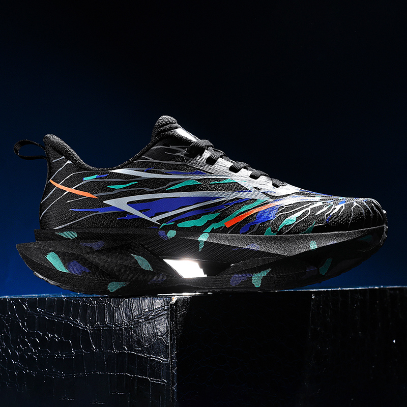 Badminton Shoes - メンズカジュアルスポーツランニングシューズ カーボンボード マラソントレーニング 通気性 ジョギング アスレチック