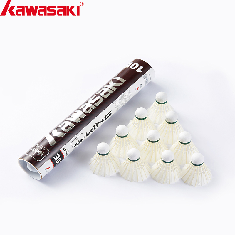 Kawasaki バドミントン シャトルコック キング 10 - Feather Shuttlecock のレビューと価格
