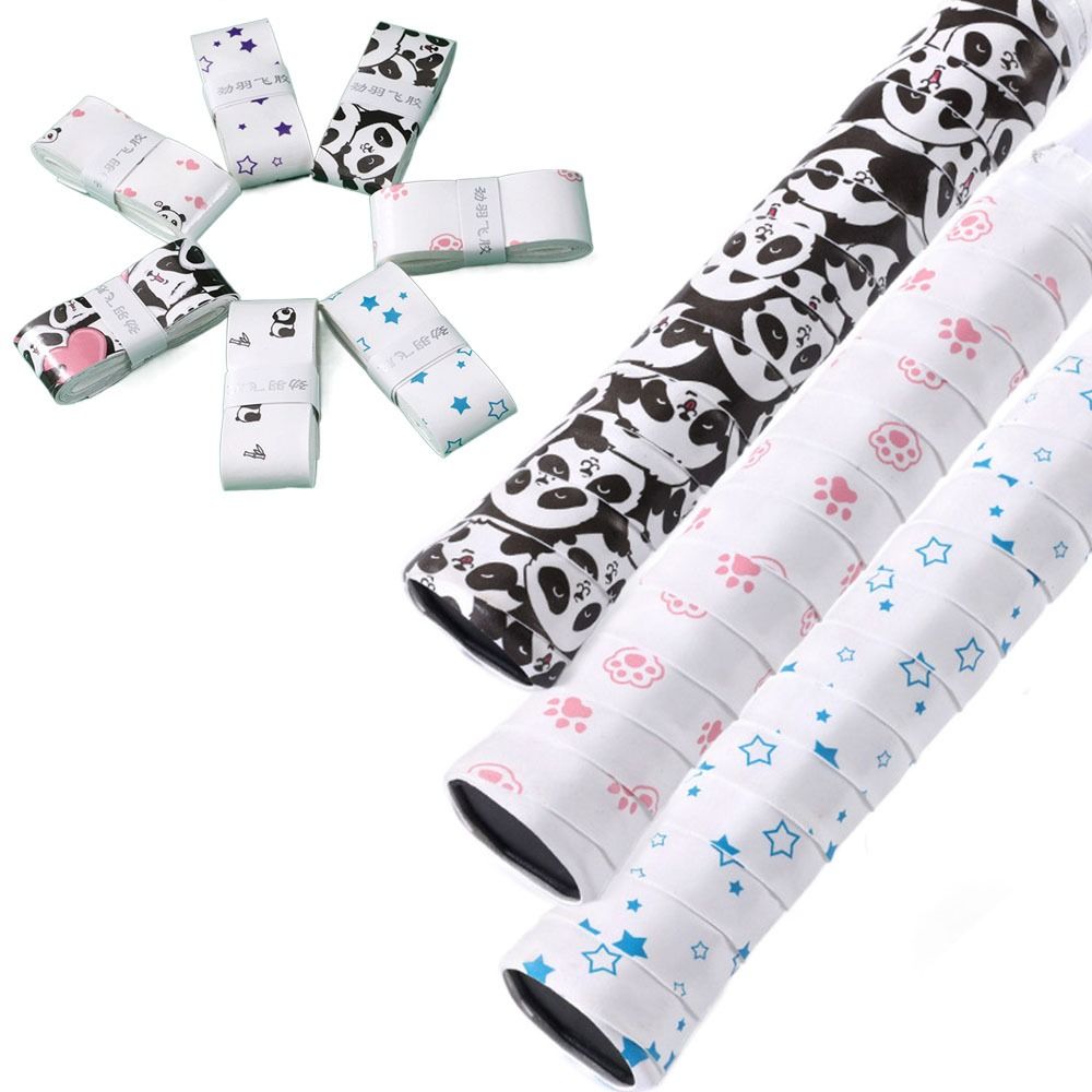 吸汗テニスバドミントングリップテープ Carroon パンダ - Badminton Grip のレビューと価格