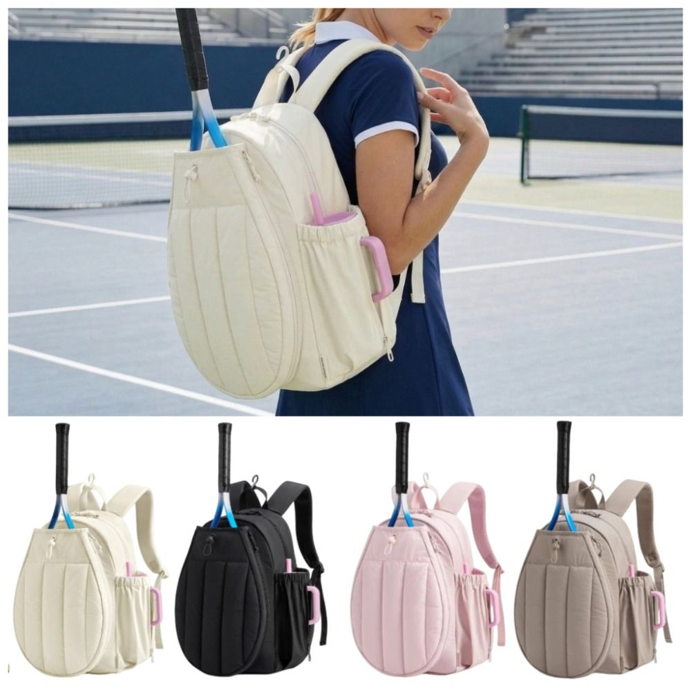 大容量テニスバックパック 20L 調節可能なテニスラケットバ - Badminton Bag のレビューと価格
