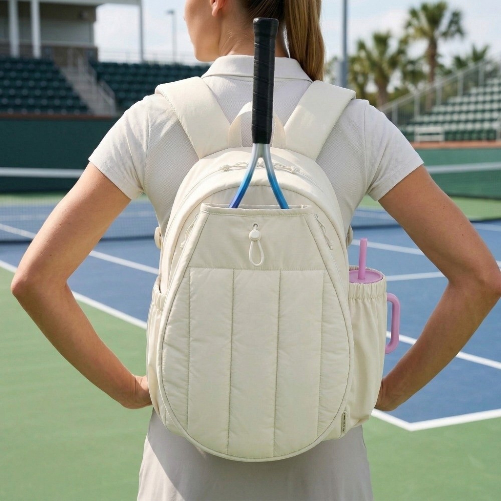 大容量テニスバックパック 20L 調節可能なテニスラケットバ - Badminton Bag のレビューと価格