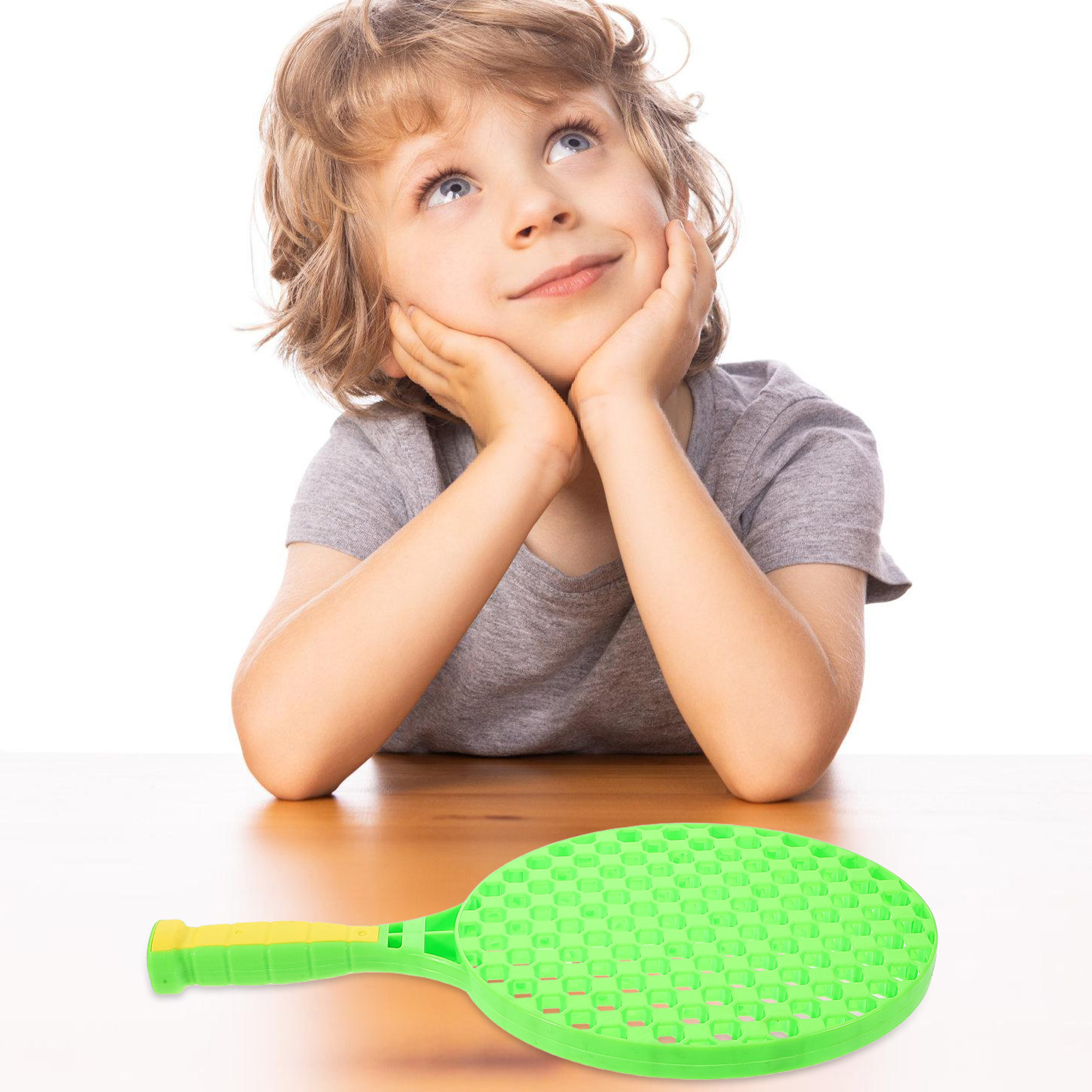 1セットの子供用バドミントンラケットセット。柔らかいグリップ - Badminton Shuttlecock のレビューと価格