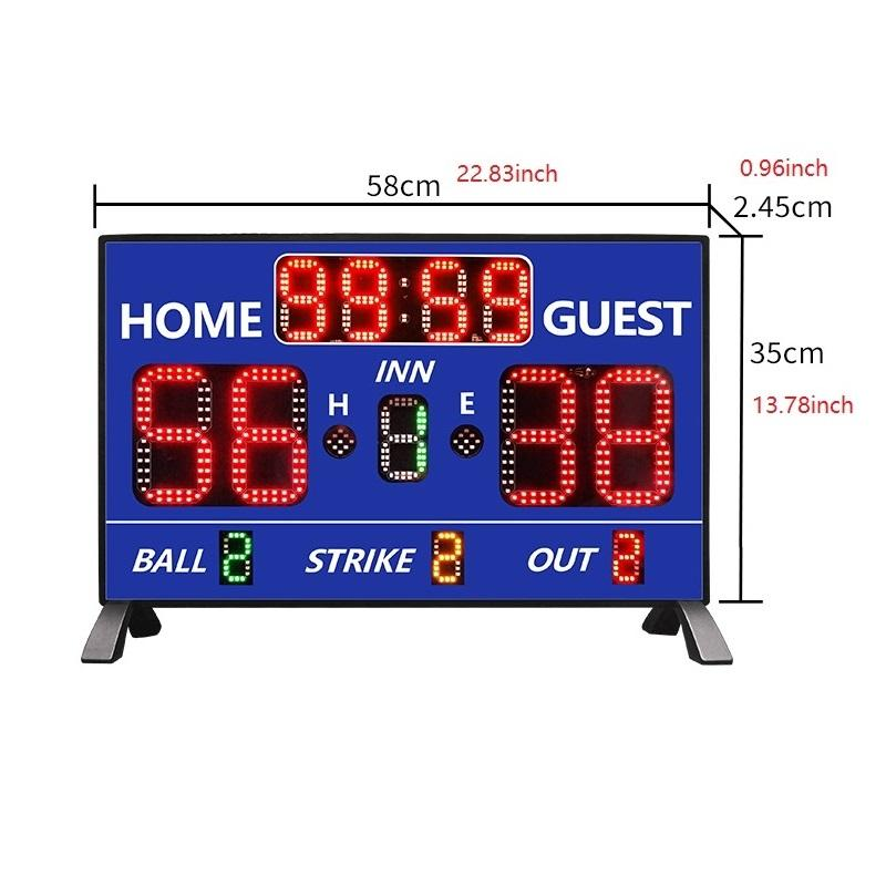 野球・ソフトボールの練習用、電子デジタルLEDスコアボード - Scoreboard Digital のレビューと価格
