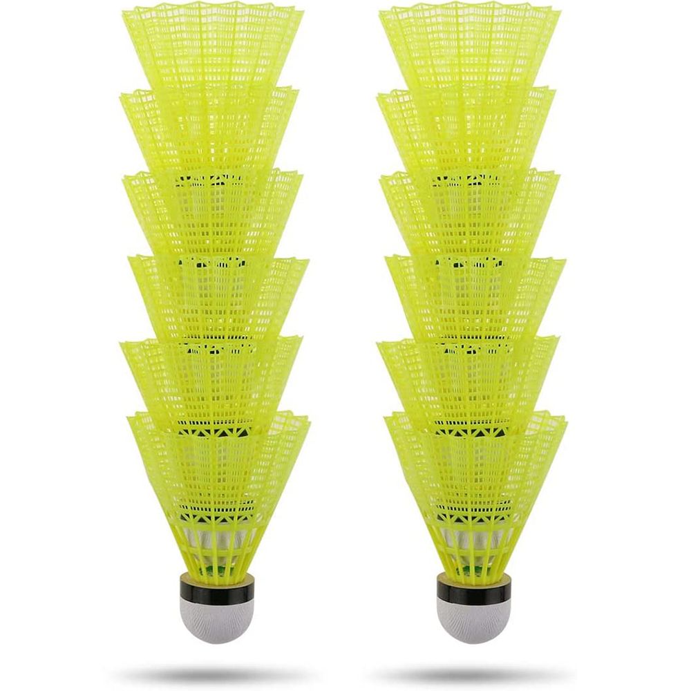 新しいプラスチック製バドミントンシャトルコック、耐久性のある - Feather Shuttlecock のレビューと価格