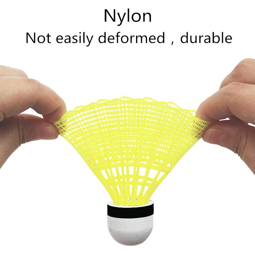 新しいプラスチック製バドミントンシャトルコック、耐久性のある - Feather Shuttlecock のレビューと価格