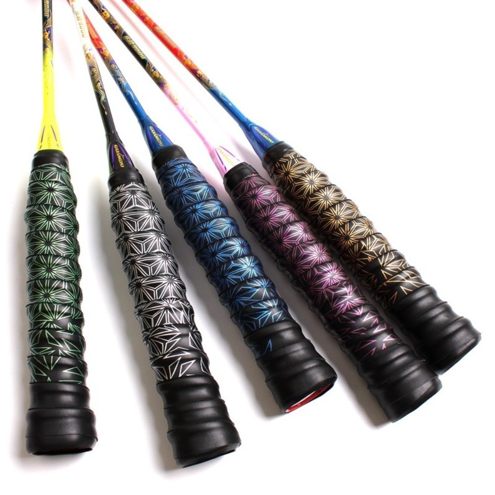 滑り止め加工のバドミントン用グリップテープ、衝撃吸収・吸汗性 - Badminton Materi のレビューと価格