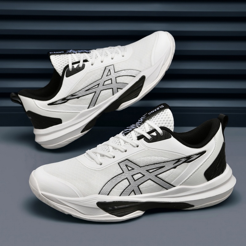男性女性バドミントンシューズ卓球シューズバレーボールハンドボ - Badminton Shoes Men のレビューと価格