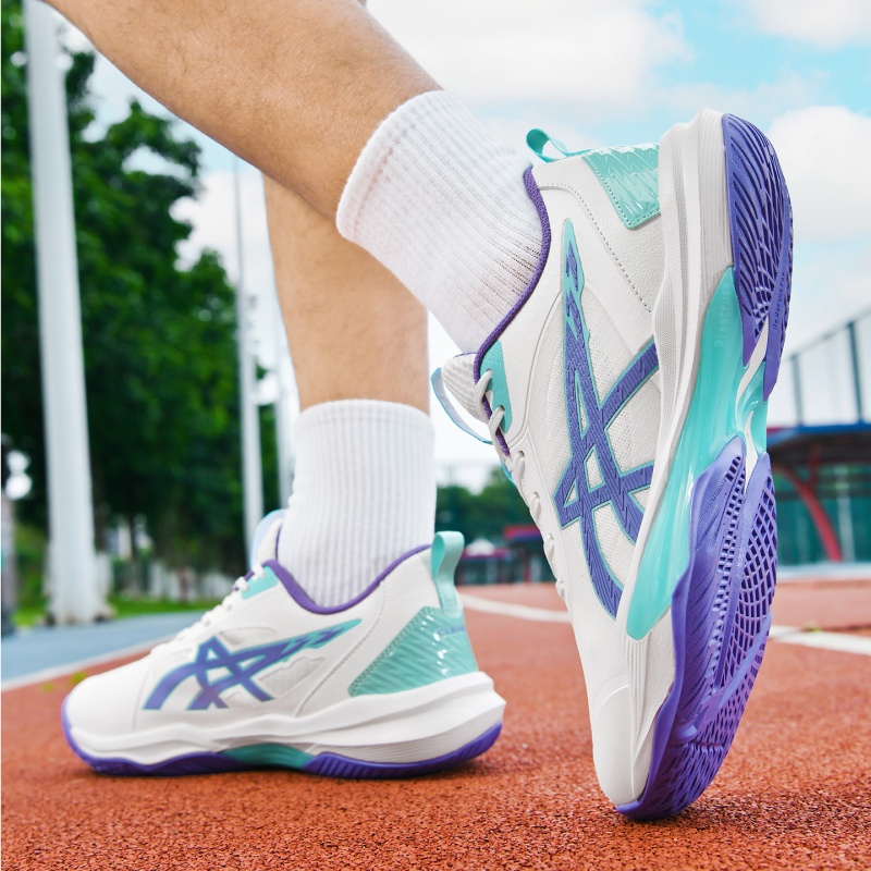 男性女性バドミントンシューズ卓球シューズバレーボールハンドボ - Badminton Shoes Men のレビューと価格