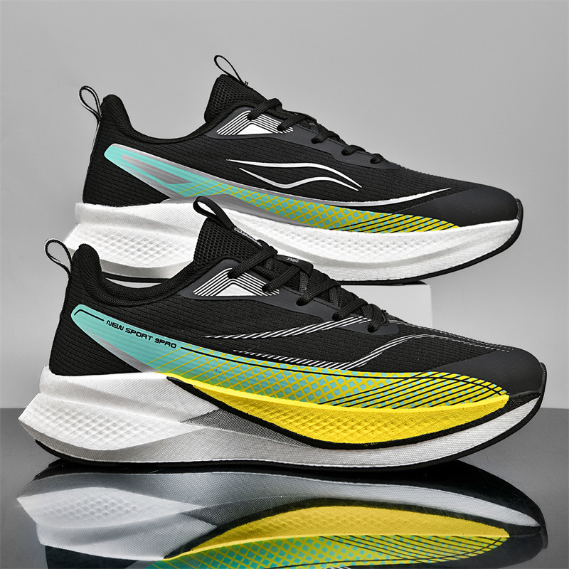 男性用マラソンランニングシューズ、スポーツ用、通気性、女性用 - Badminton Shoes のレビューと価格