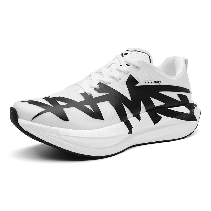 メンズ カーボンプレート ランニングシューズ 軽量 通気性  - Badminton Shoes のレビューと価格
