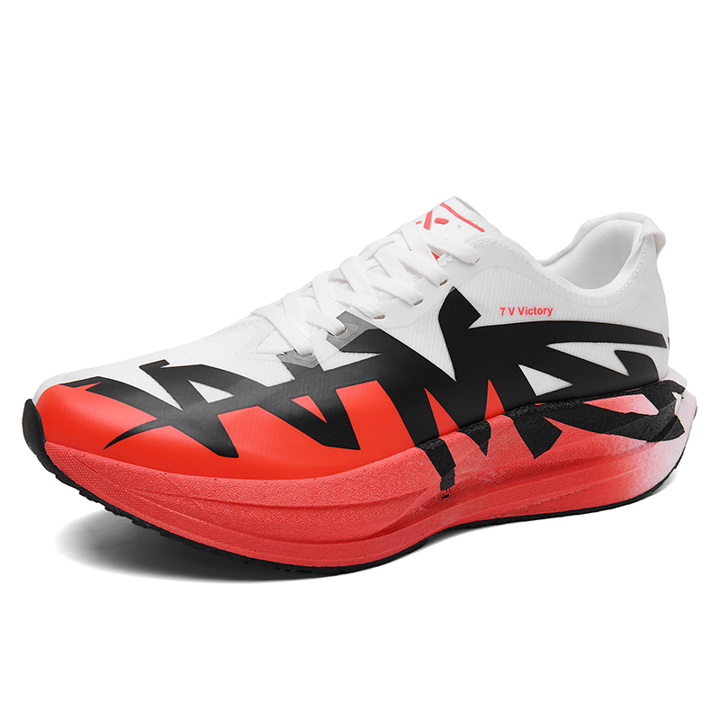 メンズ カーボンプレート ランニングシューズ 軽量 通気性  - Badminton Shoes のレビューと価格
