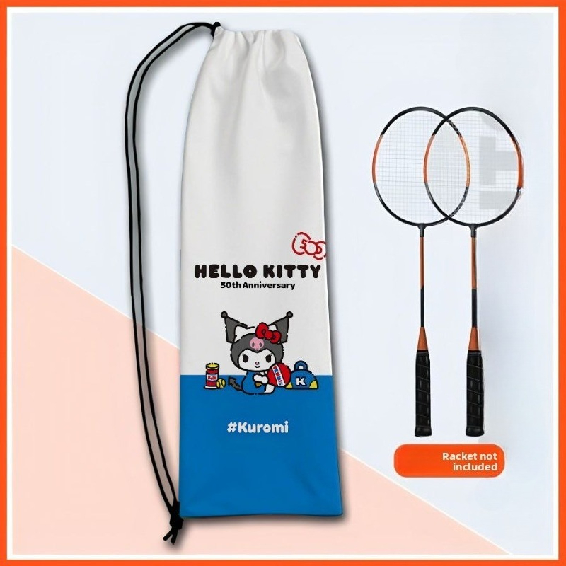 かわいいハローキティ 50 周年記念バドミントンラケット巾着 - Badminton Bag のレビューと価格
